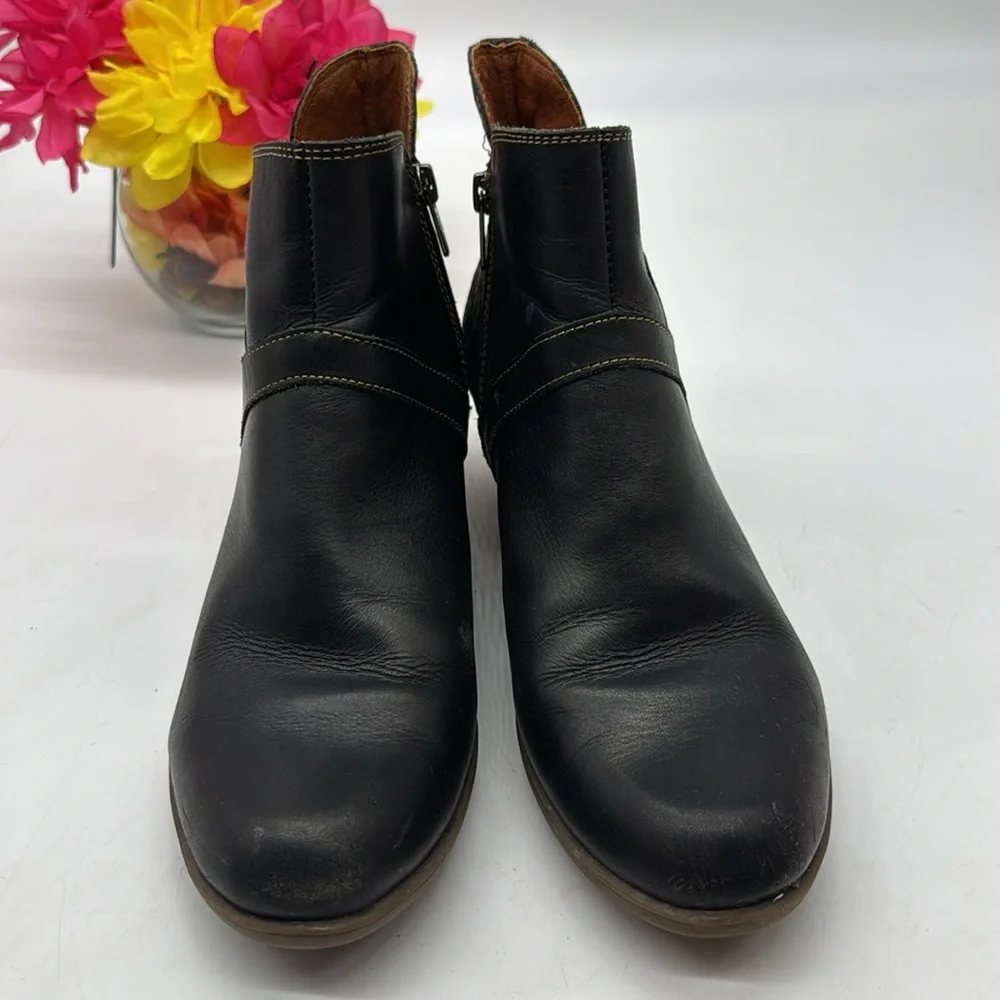 PIKOLINOS Black Textured Ankle Boots EU Size 41 BAB8304B - Picture 2 of 7